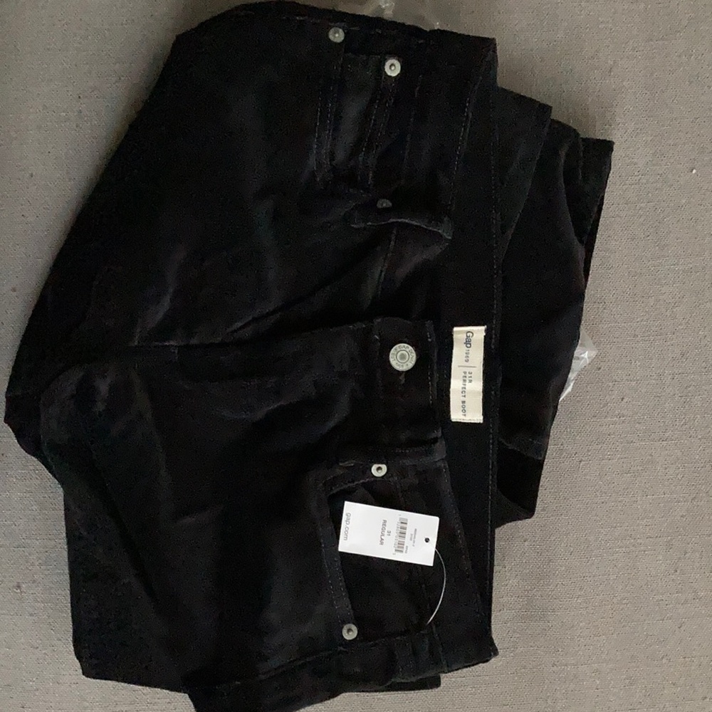 Perfect Boot Black Cords NWT 31R